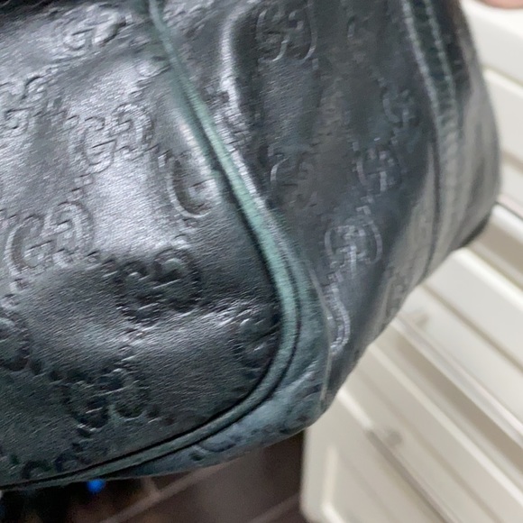 GUCCI Leather Boston Bag - Picture 10 of 11